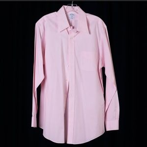 Brooks Brothers Regent Mens Pink Button Down Dress Shirt 16 4/5